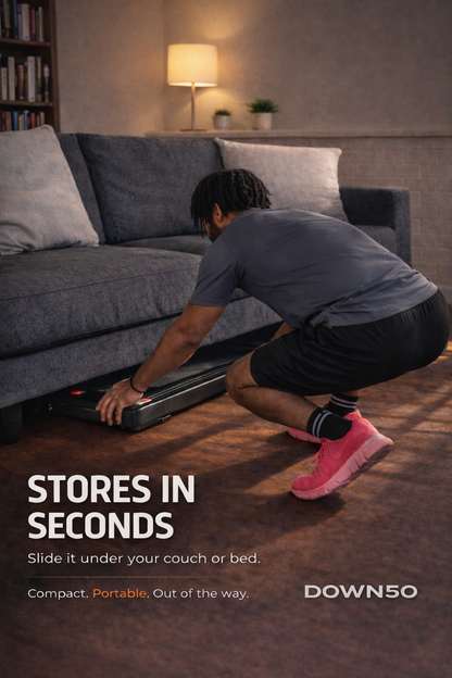 Portable Walking Pad - No Gym. No Excuses. Just Steps.