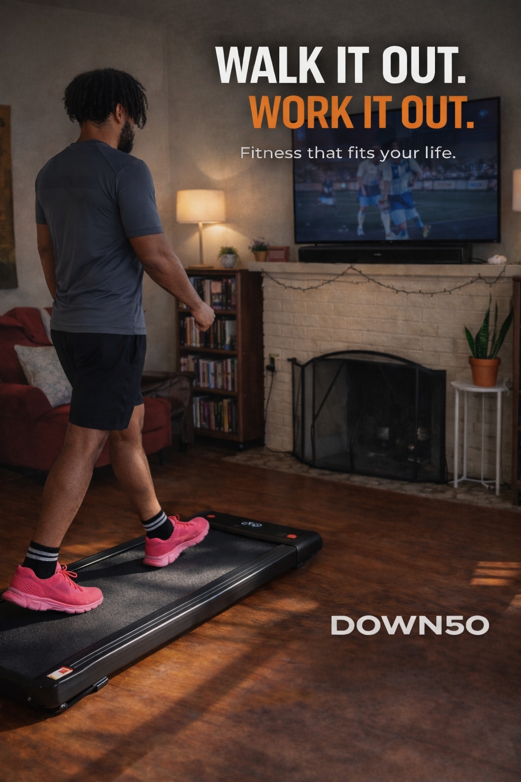 Portable Walking Pad - No Gym. No Excuses. Just Steps.