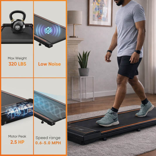Portable Walking Pad - No Gym. No Excuses. Just Steps.