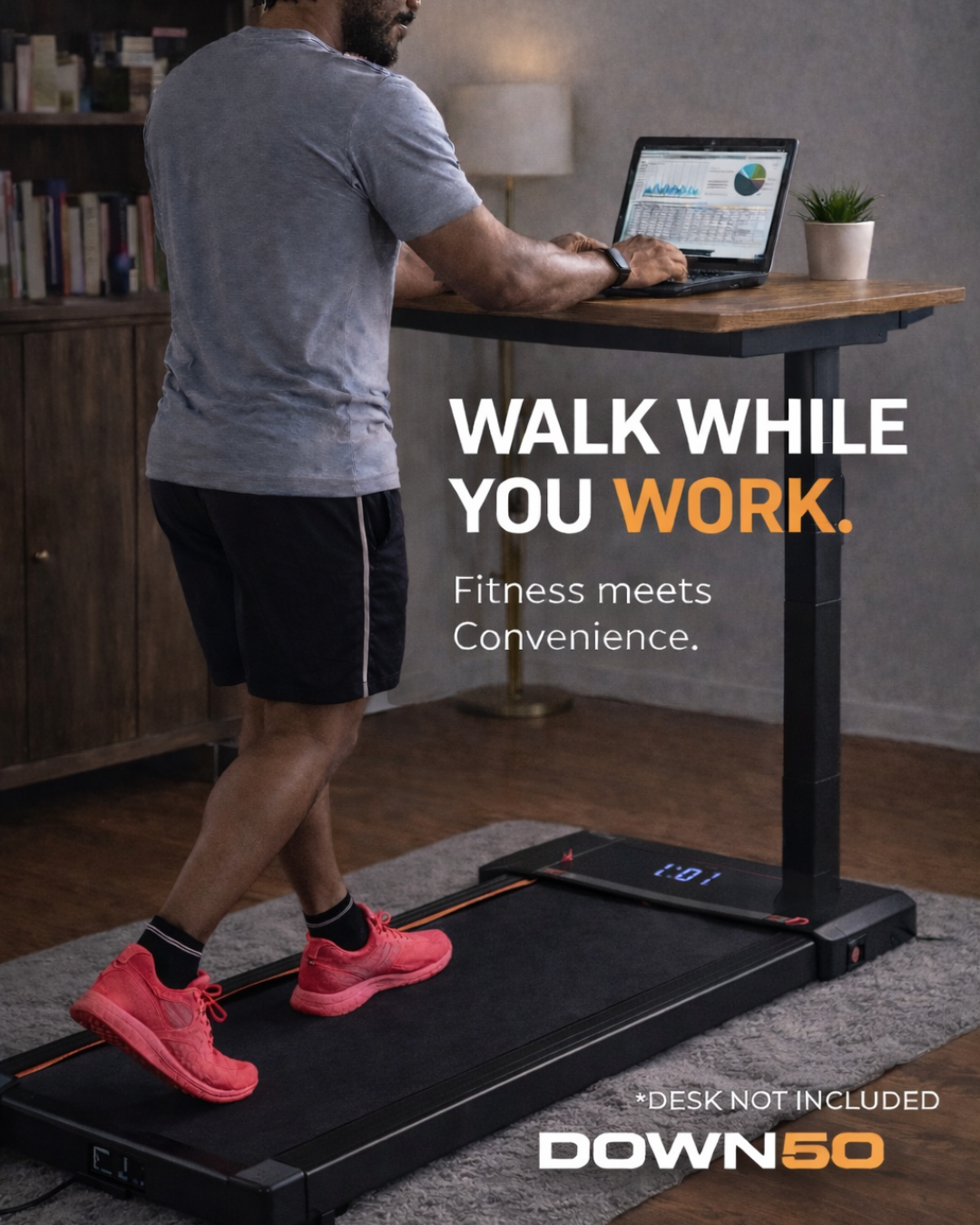 Portable Walking Pad - No Gym. No Excuses. Just Steps.